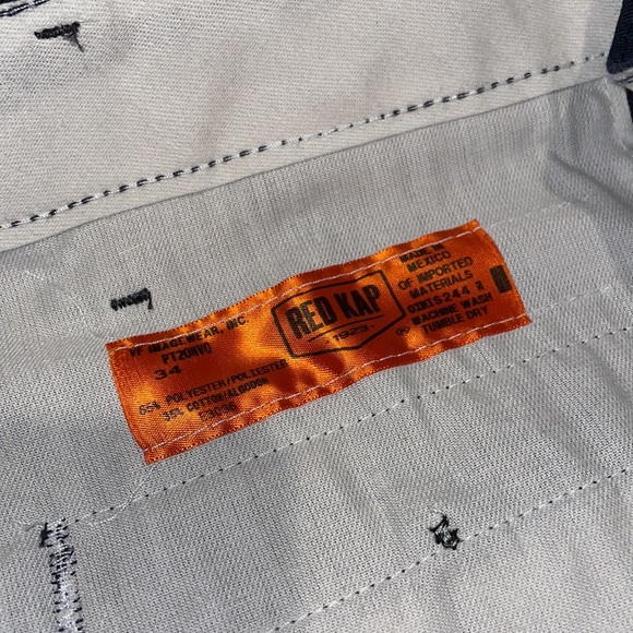 Men’s Work Pants - Navy Blue - Picture 7 of 8